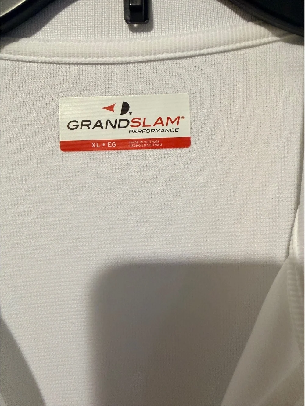 Grand Slam white polo shirt